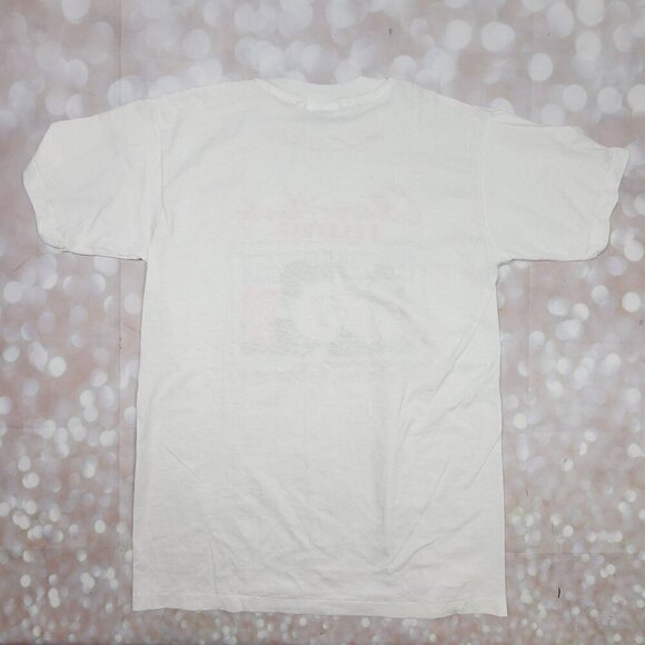 Laurel and Hardy Stamp Commemorative Vintage Cotton T-Shirt, Women's Medium - Picture 3 of 7